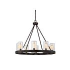 Savoy House Inman 1-1130-8-13 8-Lights 480W English Bronze Outdoor Chandelier