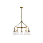 Savoy House Essentials Lakewood 1-1832-5-322 5-Lights 300W Warm Brass Chandelier