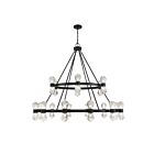 Savoy House Dryden 1-1938-36-89 36-Lights 144W Matte Black Chandelier