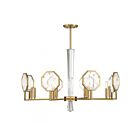 Savoy House Leighton 1-2218-8-322 8-Lights 480W Warm Brass Chandelier