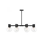 Savoy House Essentials Wright 1-3074-8-89 8-Lights 480W Matte Black Chandelier