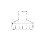 Savoy House Essentials Townsend 1-324-5-109 5-Lights 300W Polished Nickel Linear Chandelier