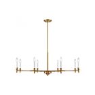 Savoy House Essentials Jasmine 1-4412-8-322 8-Lights 480W Warm Brass Chandelier