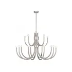 Savoy House Essentials Sorrento 1-6682-15-SN 15-Lights 900W Satin Nickel Chandelier