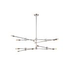 Savoy House Lyrique 1-7001-12-109 12-Lights 720W Polished Nickel Chandelier