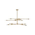 Savoy House Lyrique 1-7001-12-322 12-Lights 720W Warm Brass Chandelier