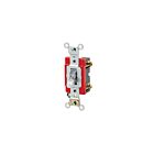 Leviton 1221-PLC Sp 20A 277V Clear Pilot Light Switch