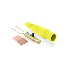 Leviton 16D44-UY 190A 600V Yellow Plug