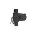 Leviton 16P21-UE Connector Black Cover Cap