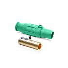 Leviton 17D24-SG 17 Series Female Plug 350-500 Green