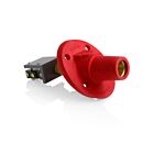 Leviton 17RSW-SR 17 Series F 30-Deg Pan Receptacle W/Switch Red
