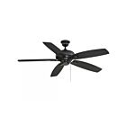 Savoy House Meridian M2016MBK 52" Matte Black 61.14W Ceiling Fan