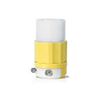 Leviton 2323-CY Locking Connector L6-20R