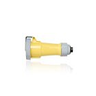 Leviton 320C4WLEVA 20 Amp Pin & Sleeve Conn Nsf - Yellow