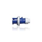Leviton 420P9WLEV 20 Amp Pin & Sleeve Plug - Blue