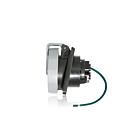 Leviton 420R5WLEV 20 Amp Pin & Sleeve Receptacle - Black