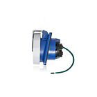 Leviton 320R6WLEV 20 Amp Pin & Sleeve Receptacle - Blue