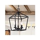 Savoy House Essentials Townsend 3-320-3-89 3-Lights 180W Matte Black Pendant