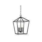 Savoy House Essentials Townsend 3-421-4-44 4-Lights 240W Classic Bronze Pendant