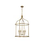Savoy House Brookstone 3-7388-6-322 6-Lights 360W Warm Brass Pendant