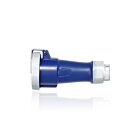 Leviton 330C6WLEV 30 Amp Pin & Sleeve Connector-Blue