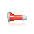 Leviton 530C7WLEV 30 Amp Pin & Sleeve Connector-Red