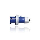 Leviton 530P9WLEVA 30 Amp Pin & Sleeve Plug Nsf-Blue