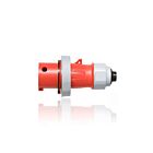 Leviton 430P7WLEVA 30 Amp Pin & Sleeve Plug Nsf-Red
