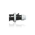 Leviton 430P5WLEV 30 Amp Pin & Sleeve Plug-Black
