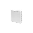 Leviton 4S089-4WP 4Pt Shielded White S/M Box