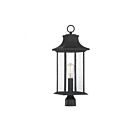 Savoy House Hancock 5-454-BK 1-Light 60W Matte Black Outdoor Post Lantern