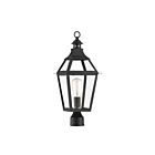 Savoy House Jackson 5-724-153 1-Light 60W Black with Gold Highlights Outdoor Post Lantern