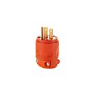 Leviton 515PV-OR 15A 2P 3-Wire Plug