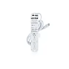 Leviton 5304M-1N7 Med Strip 15A 4-Receptacle 7-Ft