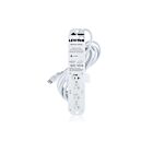 Leviton 5304M-2N5 Med Strip 20A 4-Receptacle 15Ft