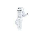 Leviton 5304M-2S7 Med 20A Surge 4-Receptacle 7Ft