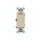 Leviton 5633-2I 3-Way Ivory 20A Lighted Switch