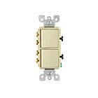 Leviton 5640-I Decora Combo Ivory