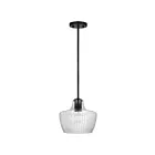 Nuvo Lighting 60-7706 Destin 1-Light Black Rod Pendant