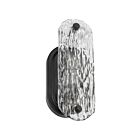 Nuvo Lighting Glacier 60-7811 1-Light Matte Black Vanity Light