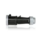Leviton 560C5WLEV 60 Amp Pin & Sleeve Connector-Black