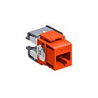 Leviton 6110G-RO6 10G 8P8C Orange Jack