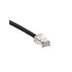 Leviton 6As10-3E 6A 3Ft Black Patch Cord