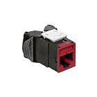 Leviton 6AUJK-RR6 Jack Ax1 C6A Utp Red