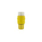 Leviton 76W08-C 3P 250V 20A Inlet Connector
