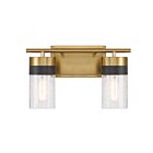 Savoy House 8-3600-2-322 Brickell 2-Lights 120W Warm Brass Vanity Light