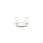 Savoy House Essentials 8-4090-2-109 Capra 2-Lights 120W Polished Nickel Vanity Light