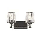Savoy House Essentials 8-6001-2-BK Garnet 2-Lights 120W Matte Black Vanity Light