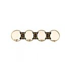 Savoy House 8-6180-4-143 Alhambra 4-Lights 240W Brass Vanity Light 