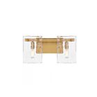 Savoy House 8-8204-2-322 Genry 2-Lights 120W Brass Vanity Light 